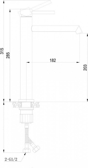 Смеситель для раковины Boch mann Stella BM8600