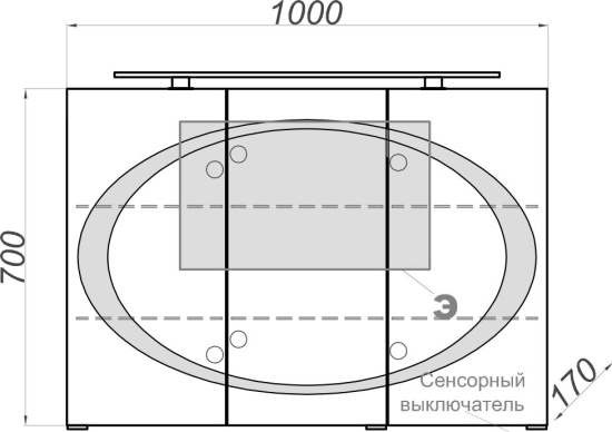 Мебель для ванной Clarberg Элеганс Т10