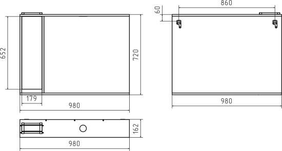 Зеркало Misty Алиса 100 L с подсветкой белое