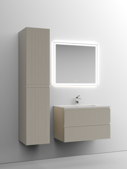Тумба с раковиной Sancos Snob T 80 Beige Soft SNT80CE, подвесная