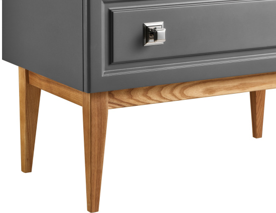 Мебель для ванной ASB-Woodline Каталина 80 серая