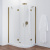 Душевой уголок Vegas Glass AFS-F 120*100 05 01 L профиль бронза, стекло прозрачное Душевой уголок Vegas Glass AFS-F 120*100 05 01 L профиль бронза, стекло прозрачное