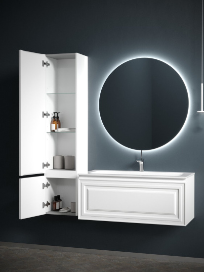 Шкаф-пенал Sancos Very 35 L Bianco, подвесной