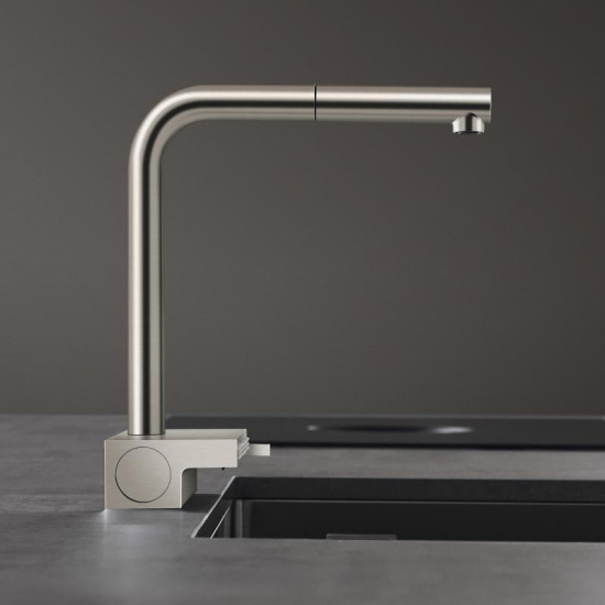 Смеситель для кухни Hansgrohe Aquno Select M81 73830800 сталь