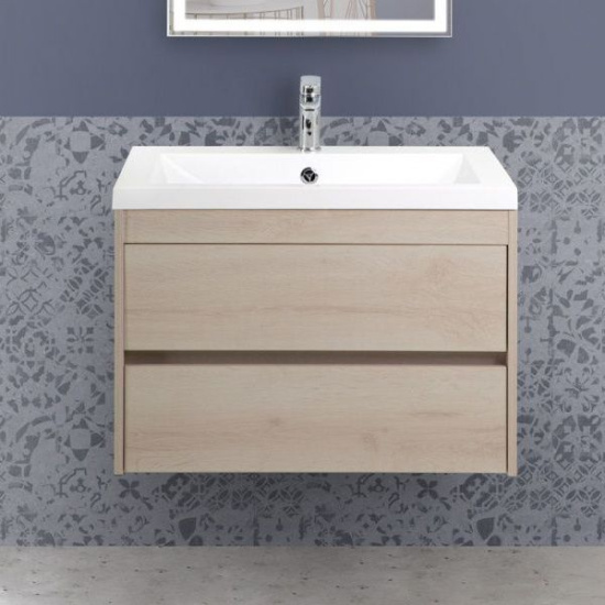 Мебель для ванной Art&Max Family 75, подвесная, Pino Bianco