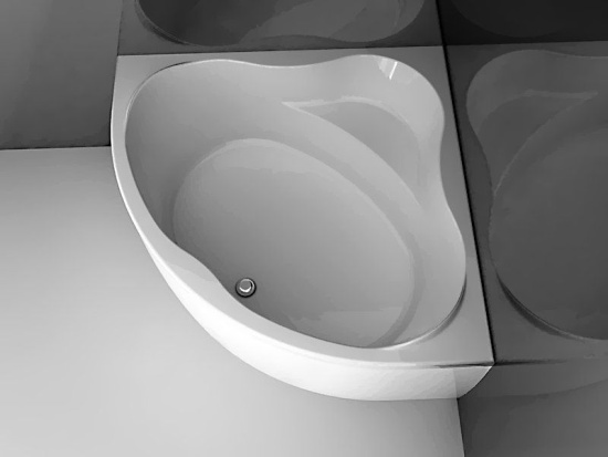 Акриловая ванна Aquanet Palau 140 см