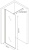 Душевая перегородка Berges Sky Black 064009 90x200, профиль черный