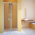 Душевая дверь в нишу GuteWetter Practic Door GK-402 88-92 см стекло бесцветное, профиль матовый хром Душевая дверь в нишу GuteWetter Practic Door GK-402 88-92 см стекло бесцветное, профиль матовый хром
