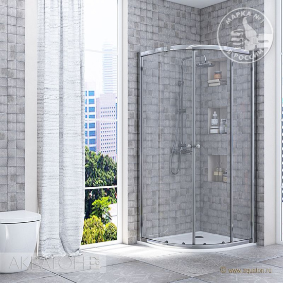 Поддон для душа AQUATON Калифорния 90x90 четверть круга