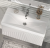 Тумба с раковиной Velvex Edge 60.1Y белая, подвесная