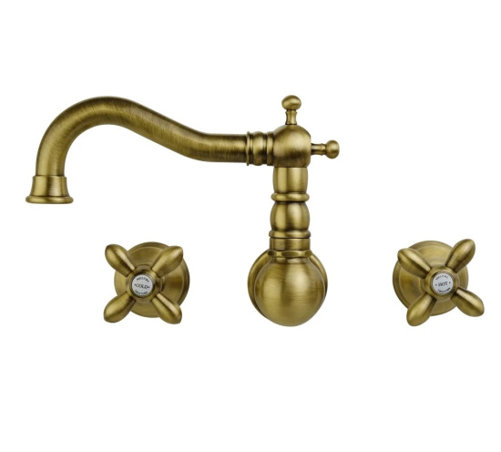 Смеситель для раковины Migliore Princeton Plus ML.PRP-8070 Br настенный