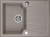Мойка кухонная AQUATON Монца серый шелк