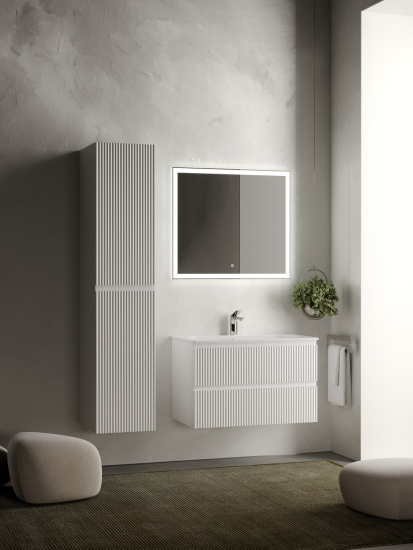 Тумба с раковиной Sancos Snob R 80 Bianco SNR80W, подвесная