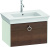 Мебель для ванной Duravit White Tulip 75 с ручкой, американский орех, белый шелковисто-матовый Мебель для ванной Duravit White Tulip 75 с ручкой, американский орех, белый шелковисто-матовый