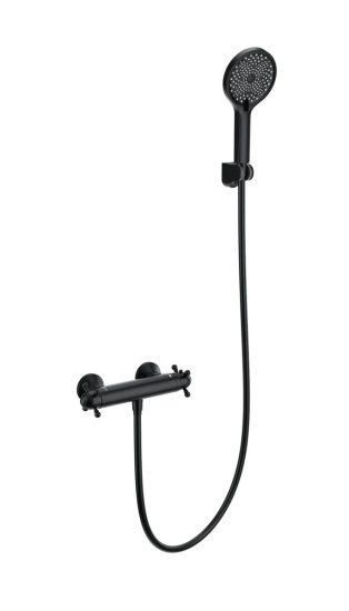 Смеситель для душа Wonzon & Woghand Strato WW-B2048-A-MB с термостатом