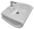 Раковина Hidra Ceramica Hi-line HI19 белая с золотым