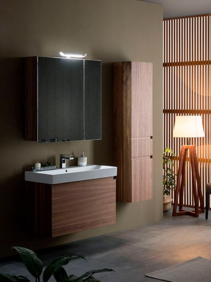 Пенал Aquanet Йорк 35 орех