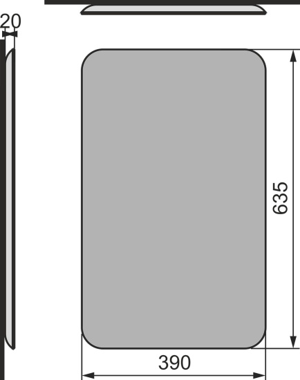 Тумба с раковиной Raval Bionica 40