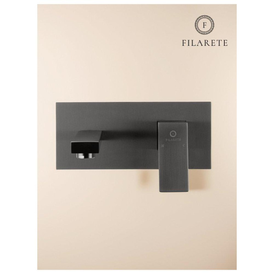 Смеситель для раковиный Filarete Fing FL4040BG, графит