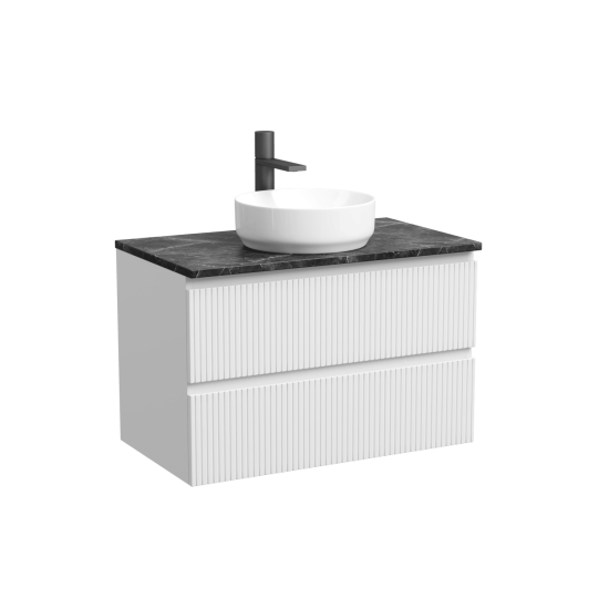 Тумба с раковиной Sancos Snob T 80 Bianco SNT80W, подвесная