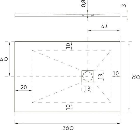 Поддон для душа Aquanet Pleasure NEW 005B 160x80 с сифоном, черный камень