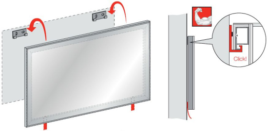Зеркало Laufen Frame 25 4.4740.8.900.144.1 130х70