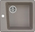 Мойка кухонная AQUATON Парма серый шелк
