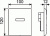 Кнопка смыва TECE Planus Urinal 6 V-Batterie 9242354 белая матовая