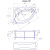 Акриловая ванна 1MarKa Catania L 150х105 см
