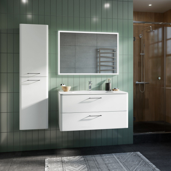 Тумба с раковиной Iddis Brick 100