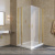 Душевой уголок Vegas Glass EFA-F LUX 110*100 09 10 R профиль золото глянцевое, стекло сатин