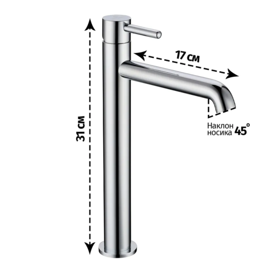 Смеситель для раковины Grocenberg GB3029CR