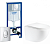 Инсталляция Grohe Rapid SL 38721001 с кнопкой + унитаз подвесной Ceramica Nova Forma CN3009