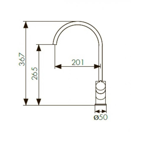 Смеситель для кухни Kaiser Venera 35044V new