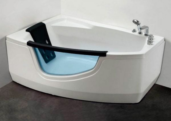 Акриловая ванна Appollo AT-9050L с гидромассажем 160 см