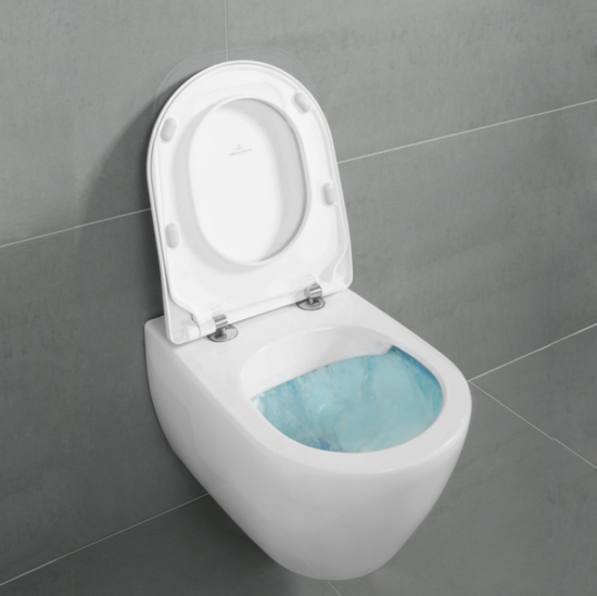 Унитаз подвесной Villeroy & Boch Subway 2.0 5614R2R1 CeramicPlus, сидение с микролифтом