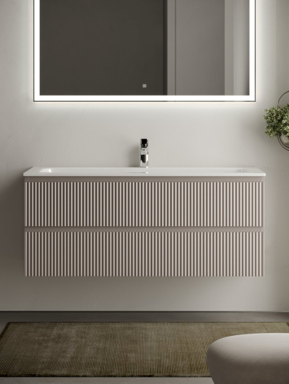 Тумба с раковиной Sancos Snob R 120 Doha Soft SNR120SM, подвесная