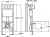 Инсталляция Roca DUPLO WC 890090020 + кнопка PL1 Dual хром + унитаз Gap 34647L000 с сиденьем 801472004