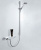 Смеситель для душа Hansgrohe Ecostat Select 13111400 термостат, белый с хромом