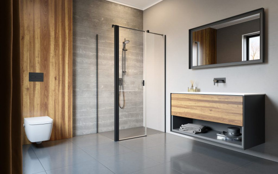 Душевой уголок Radaway NES Black KDS II 100x70 R