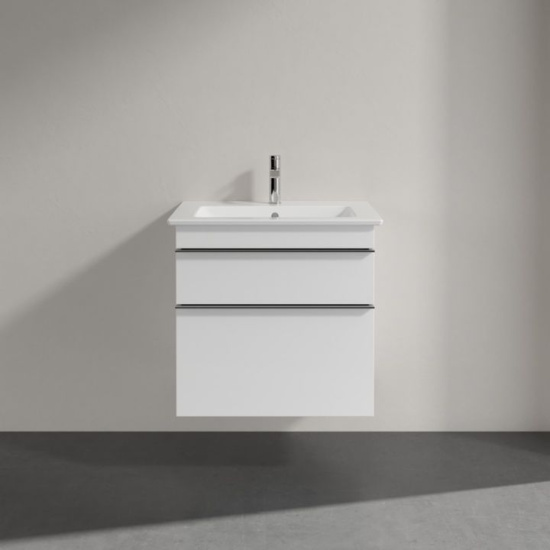 Мебель для ванной Villeroy & Boch Venticello 60 glossy white, с ручками хром