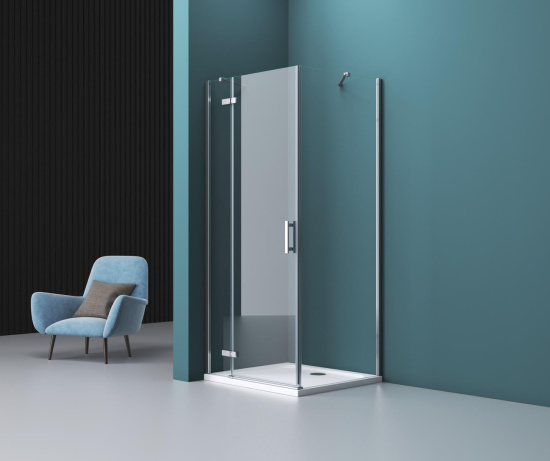 Душевой уголок BelBagno Kraft A-12-100-C-Cr L