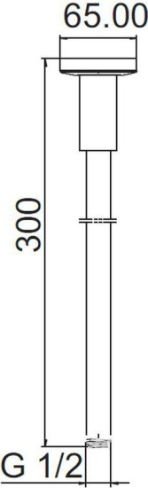 Кронштейн для верхнего душа AM.PM F0500600