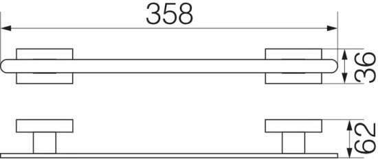 Полотенцедержатель Veragio Ramba VR.RMB-4920.CR хром