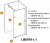 Душевая перегородка Cezares Liberta-L-1-110-C-Cr