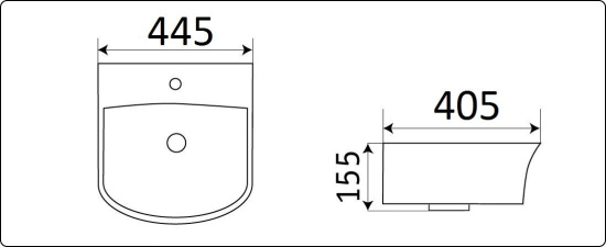 Раковина CeramaLux 78369A