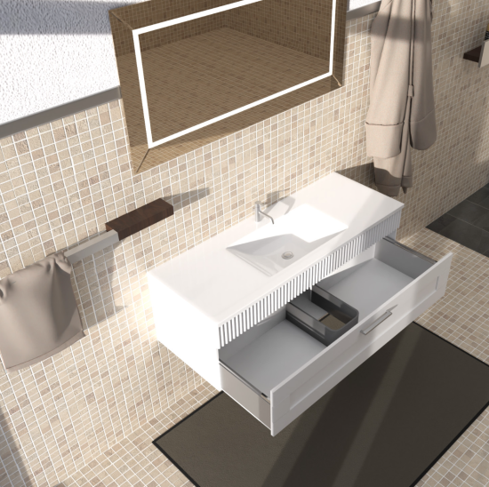 Тумба с раковиной SanVit Турин-1 90