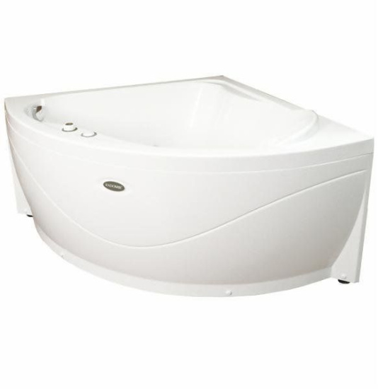 Акриловая ванна Radomir Альтея 125х125 см White с гидромассажем
