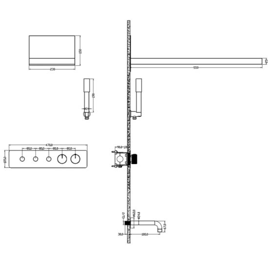 Душевая система Boheme Fusion 131-2-CB