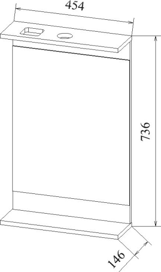 Мебель для ванной Sanflor Толедо L, 50, венге орегон